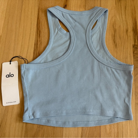 ALO Yoga Seashell Blue Aspire Tank - Picture 6 of 6